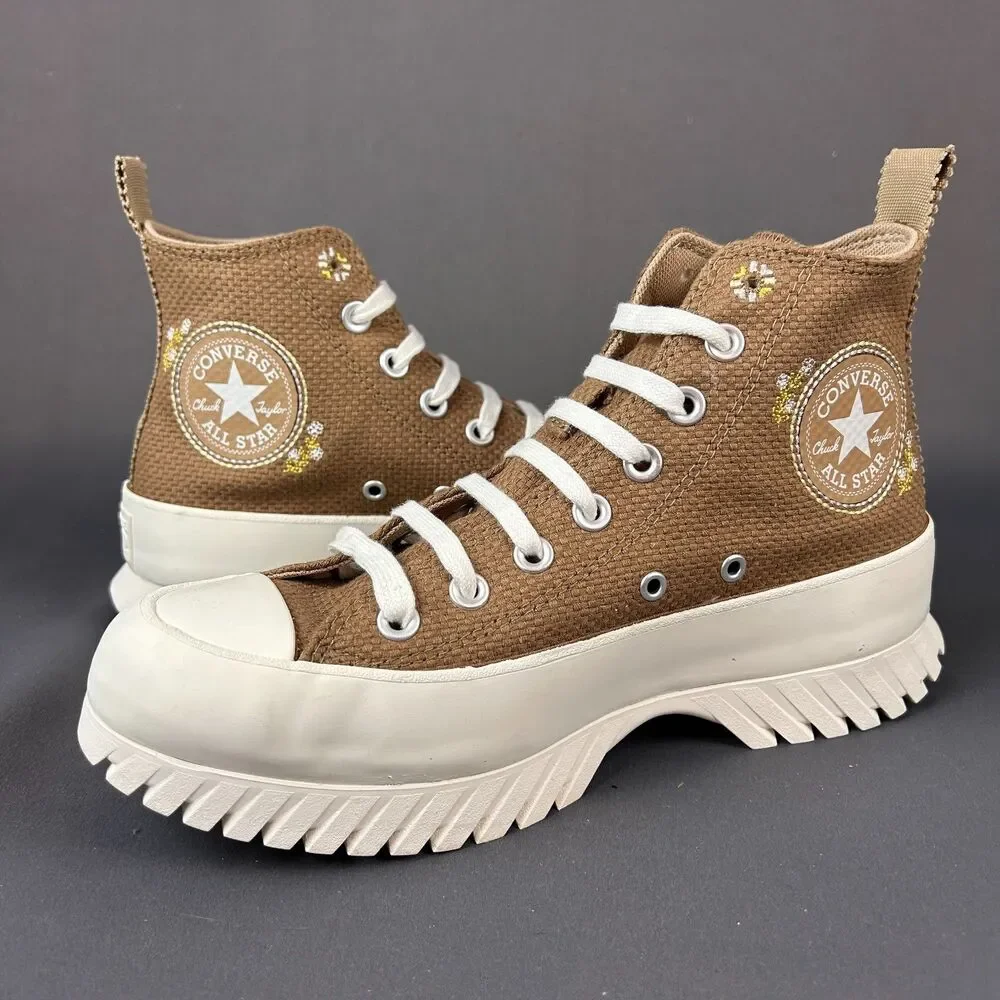 Converse Chuck Taylor All Star Lugged Autumn Embroidery Sneakers Shoes 8.5